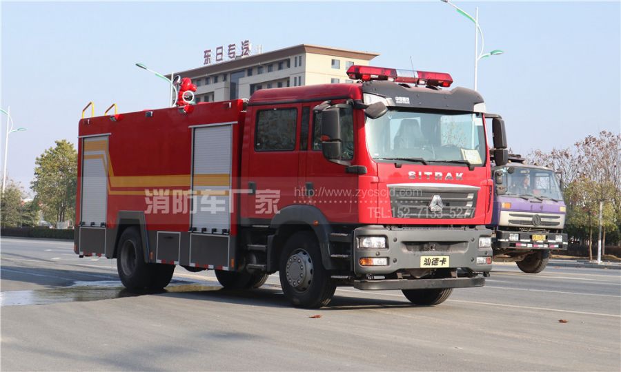 汕德卡自動擋消防車 汕德卡自動擋消防車